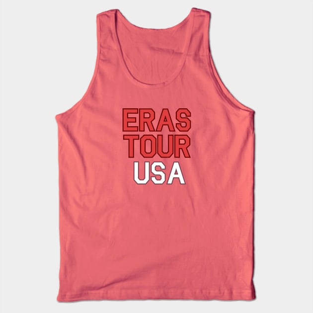 Eras Tour USA Tank Top by Likeable Design